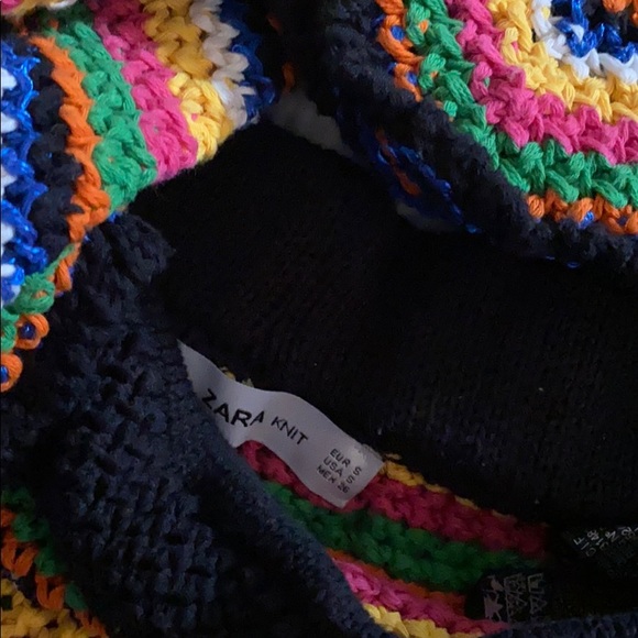 multicolor crochet set shorts and top - Picture 9 of 9